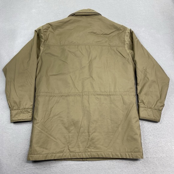 VTG Lobo By Pendleton Jacket Mens Large Beige Full Zip Flannel Lined Thinsulate - Picture 4 of 15